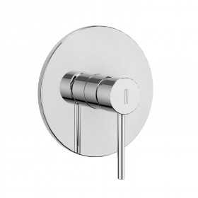 Miscelatore monocomando ad incasso doccia a parete 1 via cromo lucido con sistema install box serie Jazz