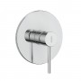 Miscelatore monocomando ad incasso doccia a parete 1 via cromo lucido con sistema install box serie Jazz