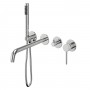 Set miscelatore monocomando vasca incasso a parete con doccetta serie Jazz