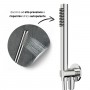Set miscelatore monocomando vasca incasso a parete con doccetta serie Jazz