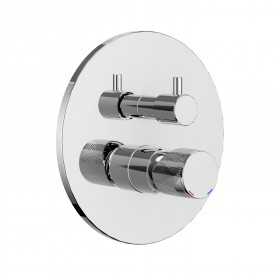 Miscelatore monocomando ad incasso doccia a parete 4 vie con deviatore a vitone sistema install box serie Jazz Plus