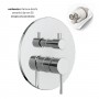 Miscelatore monocomando incasso doccia a parete 3 vie con deviatore a vitone sistema install box serie Jazz Art