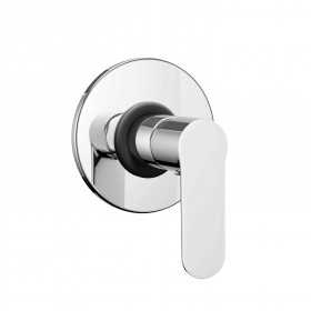 Miscelatore monocomando ad incasso doccia a parete 1 via cromo lucido serie POP