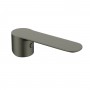 Maniglia per rubinetto miscelatore lavabo bidet incasso doccia in ottone modello Pop canna di fucile