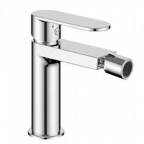 Miscelatore monocomando per bidet in ottone serie ONE con cartuccia da mm 25 piletta da 1.1/4