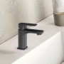 Miscelatore monocomando per lavabo in ottone con cartuccia da mm 35 piletta da 1.1/4 serie Cross