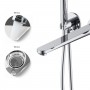 Set miscelatore monocomando vasca incasso a parete con doccetta serie One Hole  in ottone