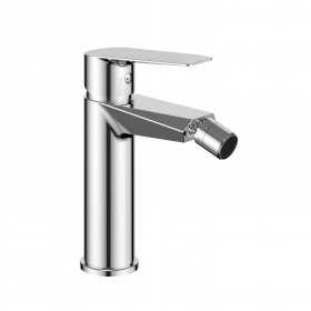 Miscelatore monocomando Diamond per bidet in ottone installazione rapida quickinstall con piletta click clack