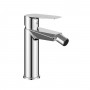 Miscelatore monocomando Diamond per bidet in ottone installazione rapida quickinstall con piletta click clack