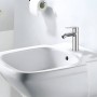 Miscelatore monocomando Diamond per bidet in ottone installazione rapida quickinstall con piletta click clack