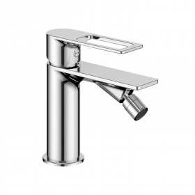 Miscelatore monocomando per bidet in ottone serie Sprint Hole con cartuccia da mm 25 piletta da 1.1/4