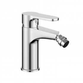 Miscelatore monocomando per bidet in ottone serie Blus con cartuccia da mm 35 piletta da 1.1/4