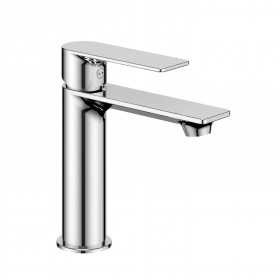 Miscelatore monocomando per lavabo in ottone con cartuccia da mm 25 piletta da 1.1/4 serie Sprint