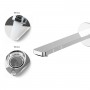 Miscelatore monocomando a due fori ad incasso a parete per lavabo cromo lucido con sistema install box serie Sprint Hole