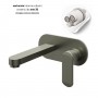 Miscelatore monocomando ad incasso a parete per lavabo serie Age