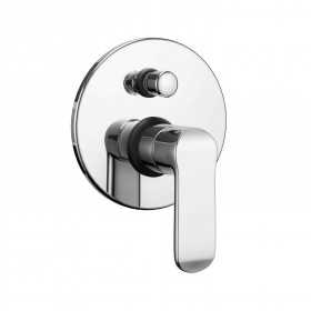 Miscelatore monocomando ad incasso doccia con deviatore 2 vie cromo lucido con sistema install box serie Age