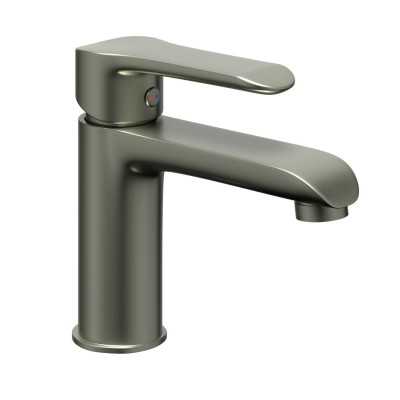 Miscelatore monocomando per lavabo in ottone con cartuccia da mm 25 piletta da 1.1/4 serie Age