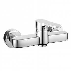 Miscelatore monocomando da esterno doccia serie Blus cromo lucido cartuccia da mm 35