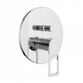 Miscelatore monocomando ad incasso doccia con deviatore 2 vie con sistema install box serie Sprint Hole