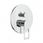 Miscelatore monocomando ad incasso doccia a parete 3 vie con deviatore a vitone sistema install box serie Sprint Hole