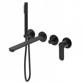 Miscelatore monocomando vasca incasso a parete con doccetta serie Pop