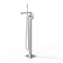 Santiago Gruppo Vasca a Pavimento Free Standing Ottone Nickel Spazzolato PVD