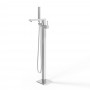 Santiago Gruppo Vasca a Pavimento Free Standing Ottone cromato Lucido