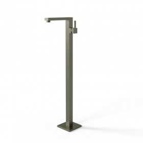 Lisbona Rubinetto Mix Lavabo Miscelatore a Pavimento Ottone Finitura canna di fucile PVD