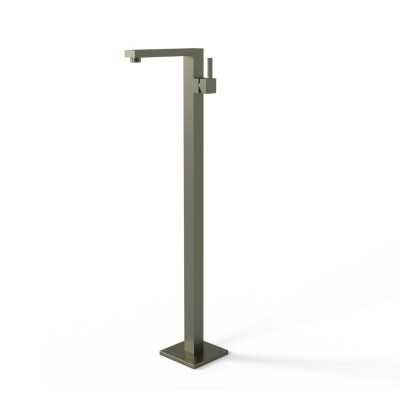 Lisbona Rubinetto Mix Lavabo Miscelatore a Pavimento Ottone Finitura canna di fucile PVD