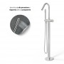 Dublino Gruppo Vasca a Pavimento Free Standing Ottone cromato Lucido