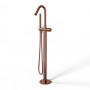 Dublino Gruppo Vasca a Pavimento Free Standing Ottone Finitura Oro Rosa PVD