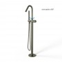 Dublino Gruppo Vasca a Pavimento Free Standing Ottone Finitura canna di fucile