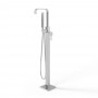 Atene Gruppo Vasca a Pavimento Free Standing Ottone cromato Lucido