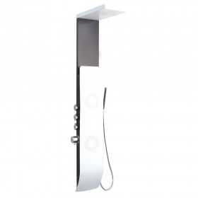 Colonna Doccia Attrezzata Beta In Alluminio Black White Ix Box Shower 