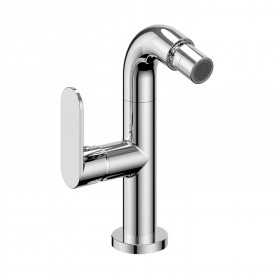 Miscelatore monocomando per bidet con corpo in acciaio inox con cartuccia da mm 25 piletta da 1.1/4 ONE ART