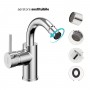 Miscelatore monocomando Jazz Decor per bidet installazione rapida con piletta click clack