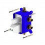 Miscelatore monocomando ad incasso doccia a parete 4 vie con deviatore a vitone sistema install box serie Jazz Decor