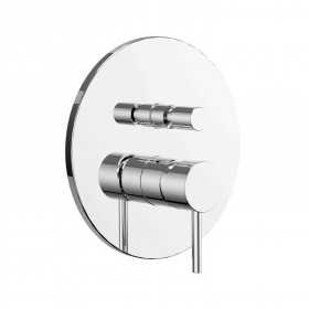 Miscelatore monocomando ad incasso doccia con deviatore 2 vie con sistema install box serie Jazz Art