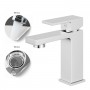 Miscelatore monocomando per lavabo in ottone con cartuccia da mm 25 piletta da 1.1/4 serie Town