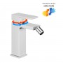 Miscelatore monocomando per bidet in ottone serie TOWN con cartuccia da mm 25 piletta da 1.1/4