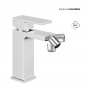 Miscelatore monocomando per bidet in ottone serie TOWN con cartuccia da mm 25 piletta da 1.1/4