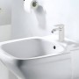 Miscelatore monocomando per bidet in ottone serie TOWN con cartuccia da mm 25 piletta da 1.1/4