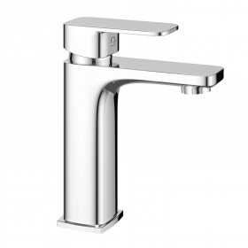 Miscelatore monocomando cm 25 per lavabo canna alta in ottone serie Cross con cartuccia da mm 35