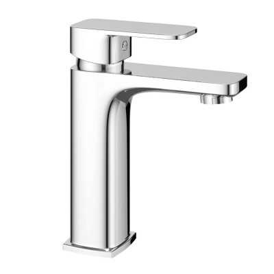 Miscelatore monocomando cm 25 per lavabo canna alta in ottone serie Cross con cartuccia da mm 35