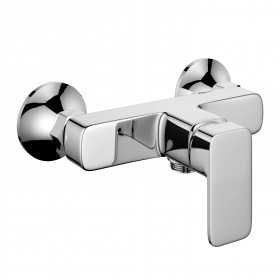 Miscelatore monocomando da esterno doccia serie CROSS cromo lucido