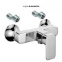 Miscelatore monocomando da esterno doccia serie CROSS cromo lucido
