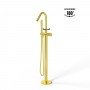 Dublino Gruppo Vasca a Pavimento Free Standing Ottone Finitura Oro lucido PVD