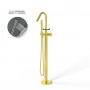 Dublino Gruppo Vasca a Pavimento Free Standing Ottone Finitura Oro lucido PVD