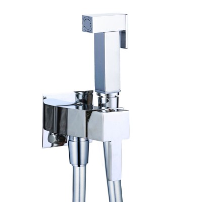 Idroscopino Alvin Mix WC bidet bagno quadro con rubinetto miscelatore cromo lucido con Install Box