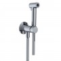 Idroscopino Ian Mix WC bidet bagno tondo con rubinetto miscelatore cromo lucido con Install Box